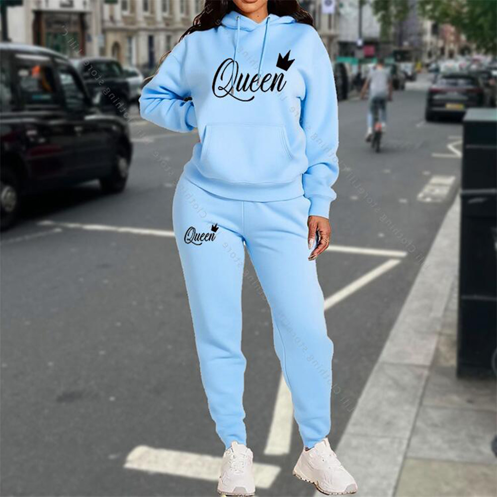 Streetwear Brand Tracksuit - Trainingspak Dameskleding Herfst Winter Hoodies Broeken