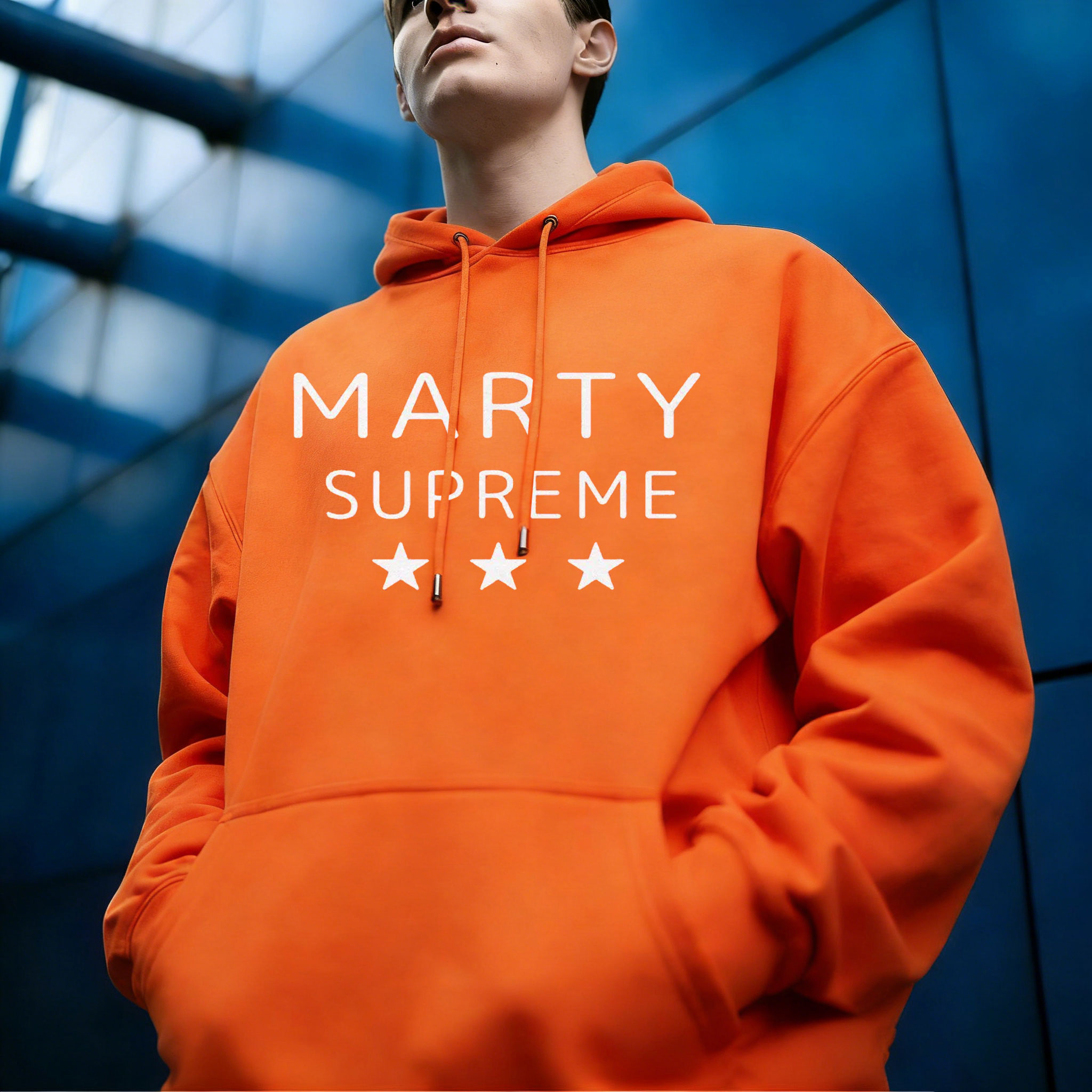 Supreme Brand Streetwear - Timothée Chalamet Oranje Hoodies Zomer Marty