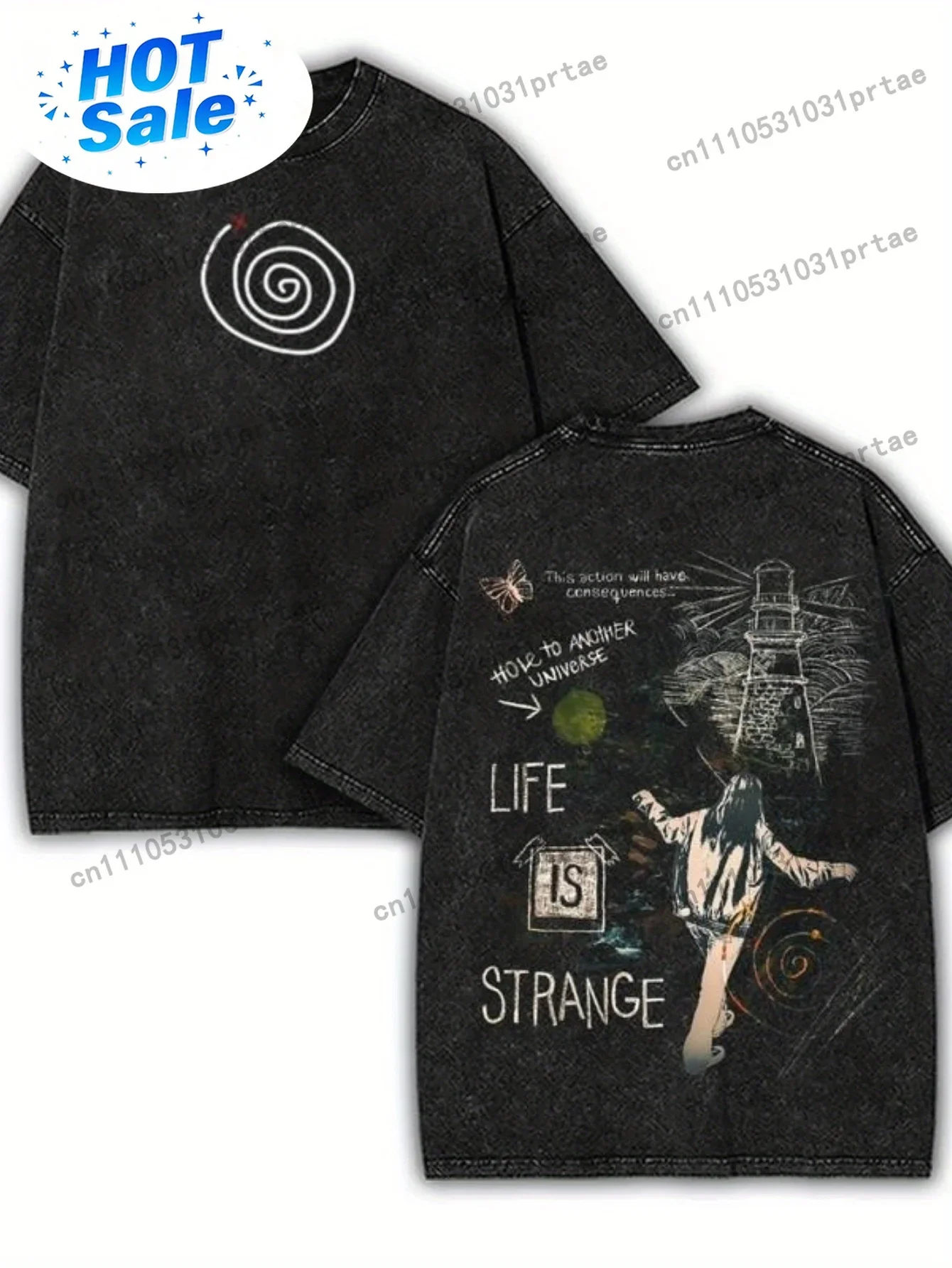 Streetwear Brand Red - Watergewassen streetwear T-shirt voor heren met