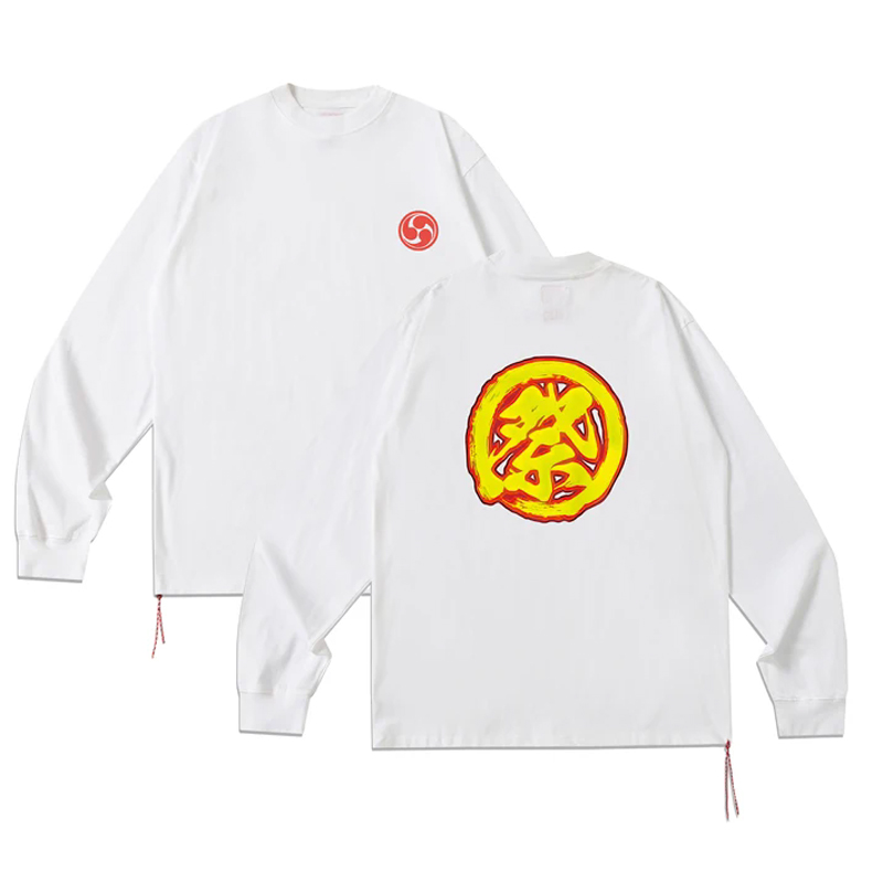Streetwear Brand Red - Streetwear merk Beams T-shirt met lange