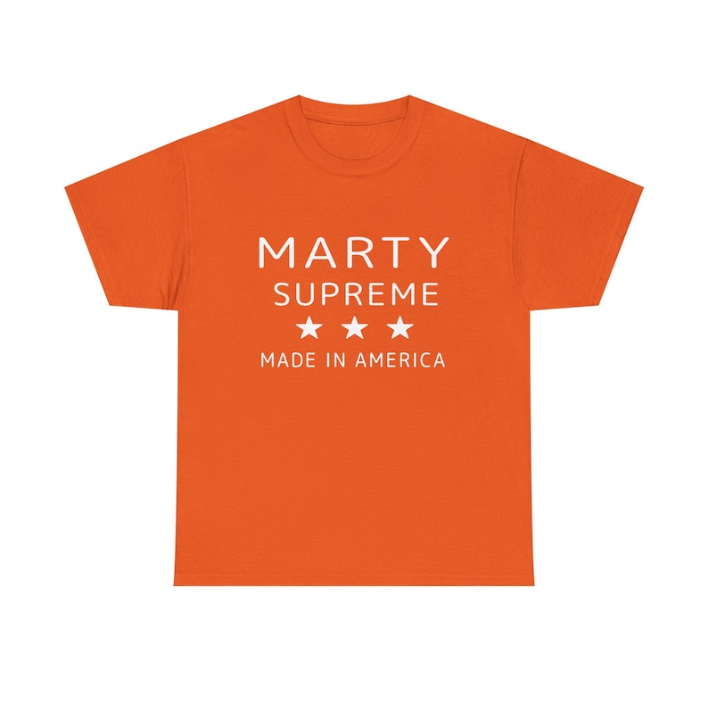 Marty Supreme oranje katoenen  - Supreme Brand Streetwear recensie en prijs