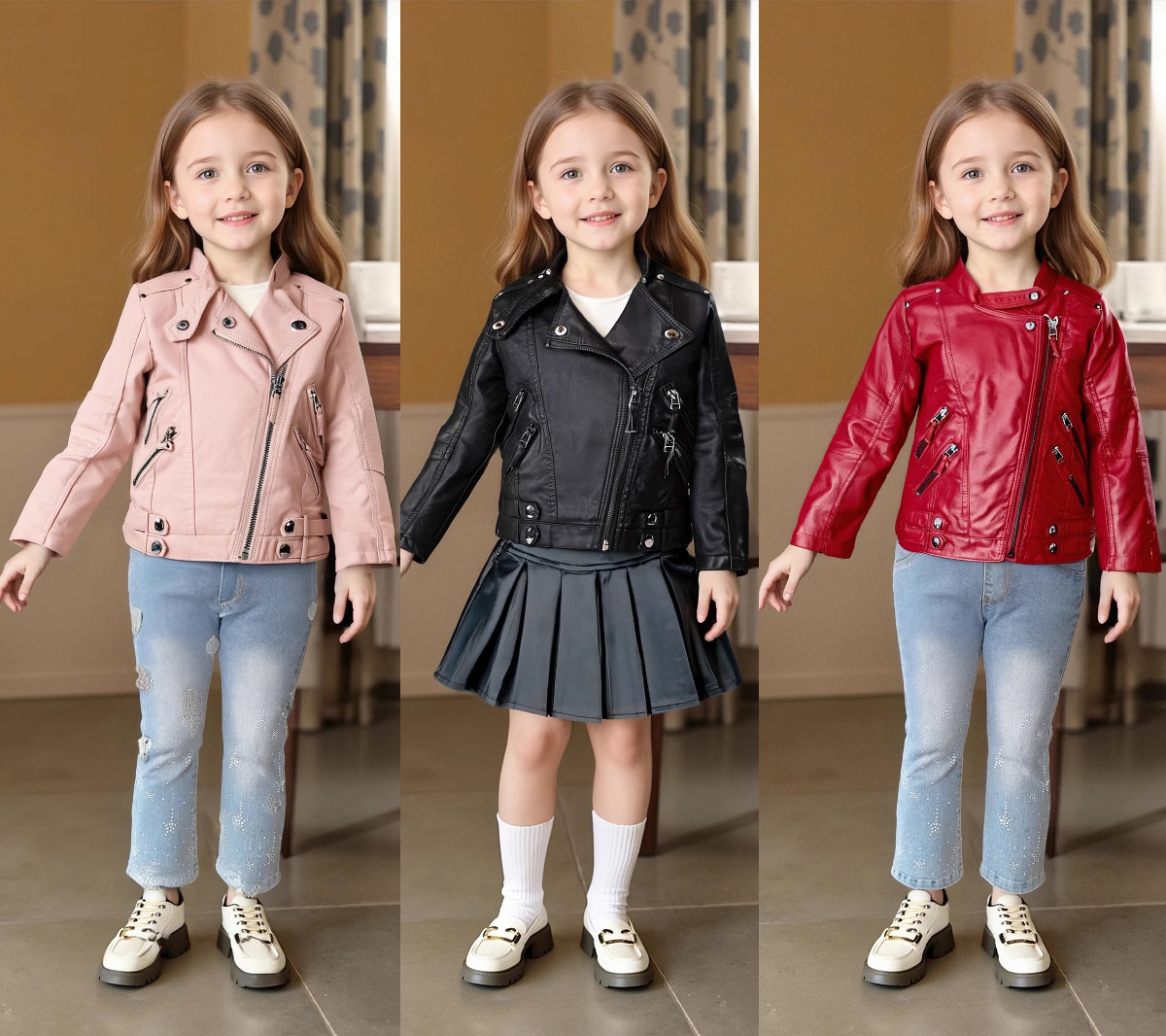 2-12Y Meisjes Kerst Roze Rood  - Streetwear Brand Red recensie en prijs