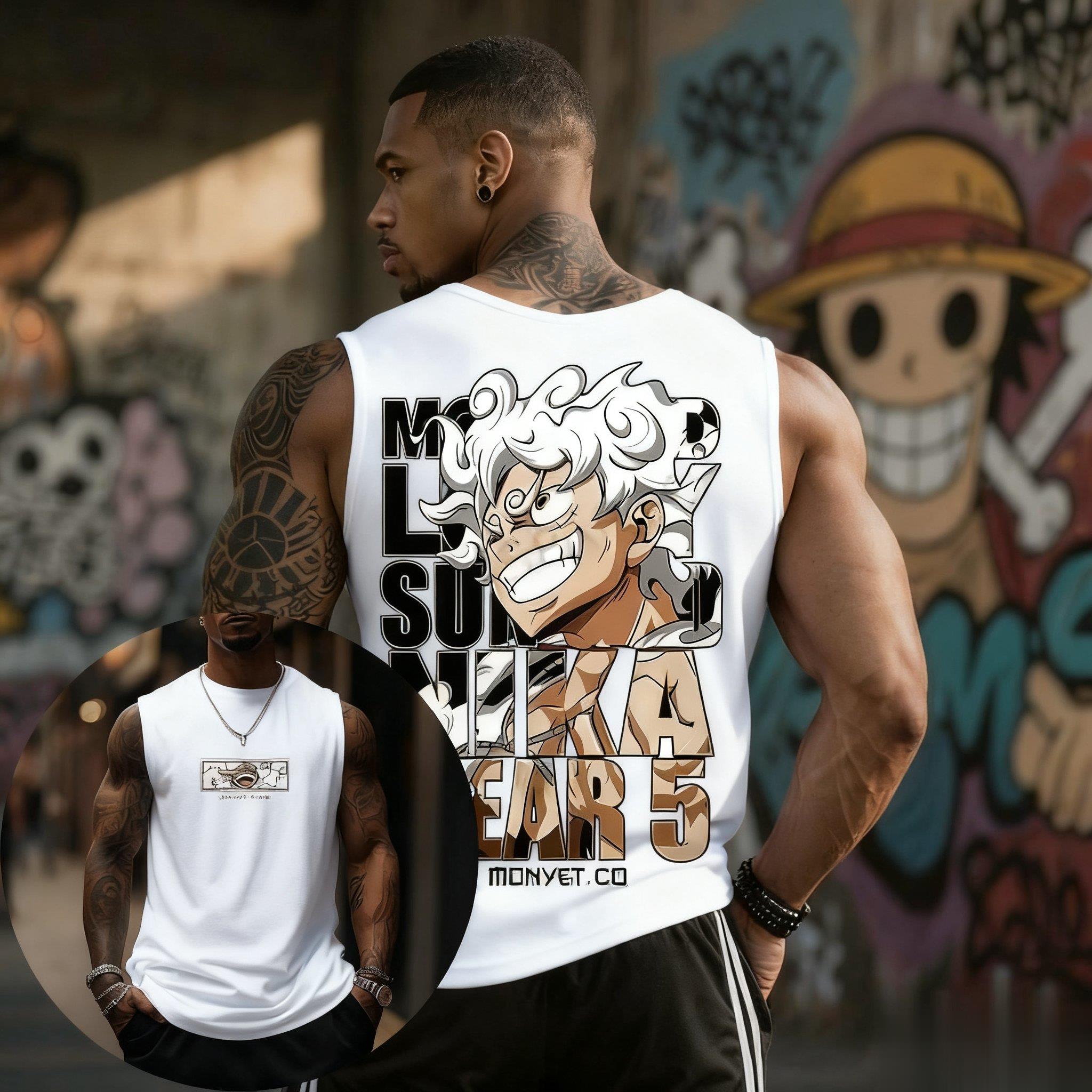 Een Stuk Luffy Gear 5 Tank Top - Streetwear Brand In Japan recensie en prijs