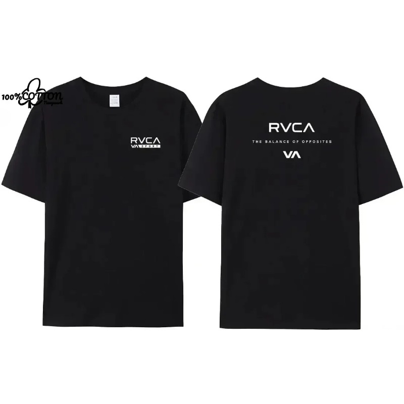 RVCA T-shirt Mannen Vrouwen Zw - Streetwear Brand Designer recensie en prijs